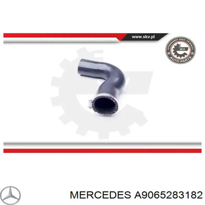 A9065283182 Mercedes шланг (патрубок интеркуллера правый)
