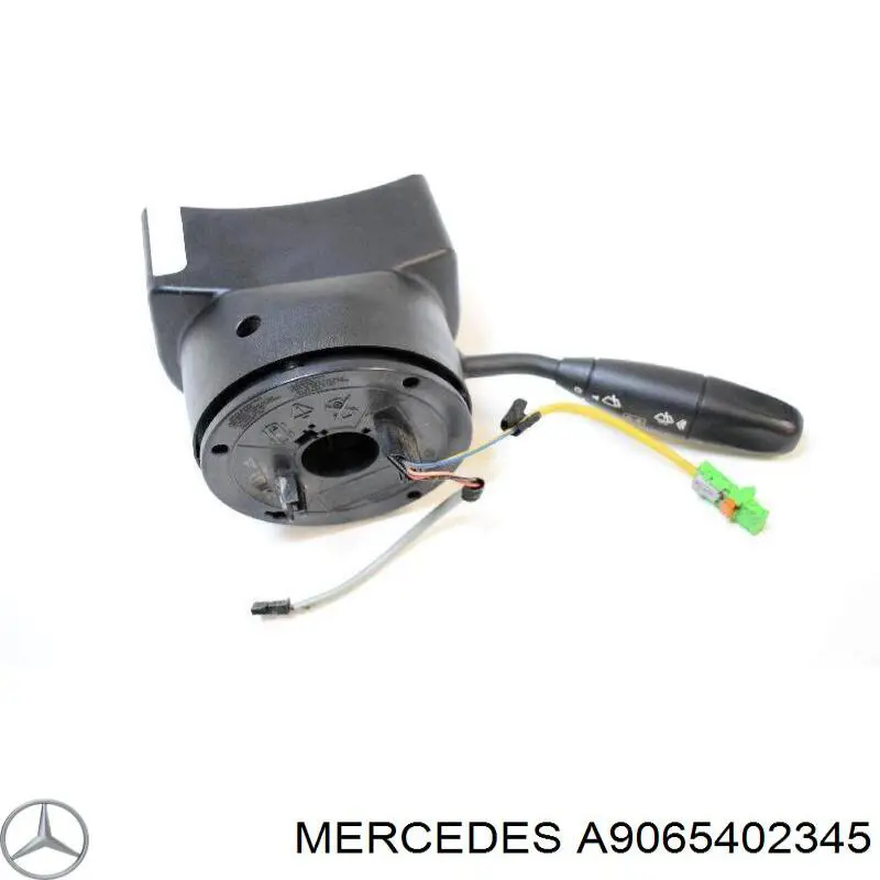 A9065402345 Mercedes comutador instalado na coluna da direção, montado
