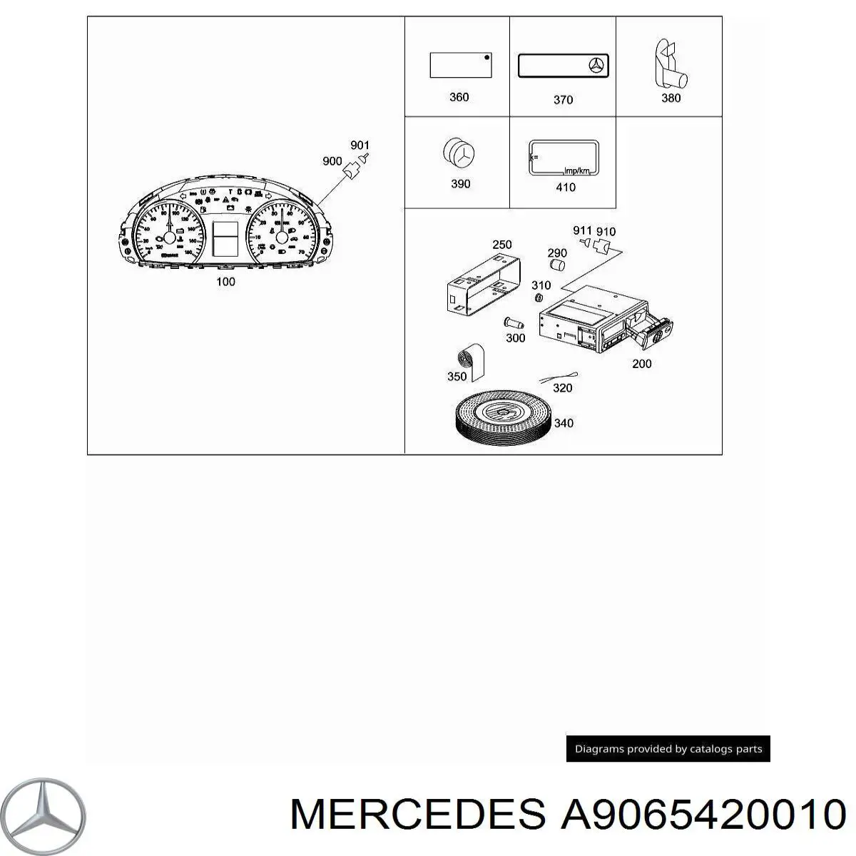  Mercedes A0014463033 цена, от 28.22 USD