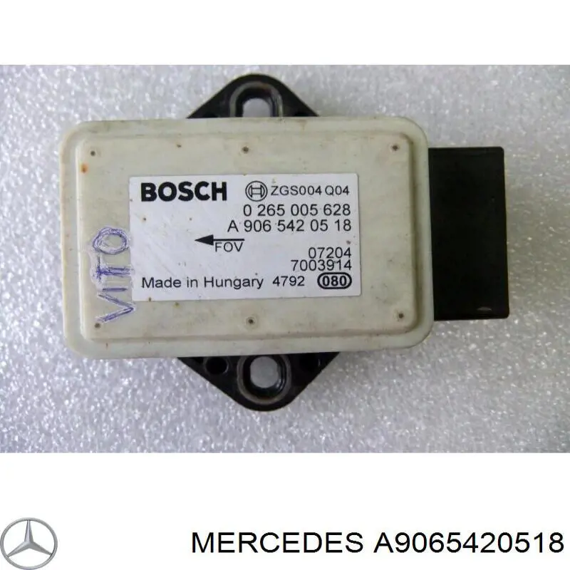 A9065420518 Mercedes датчик угла (скорости поворота авто)
