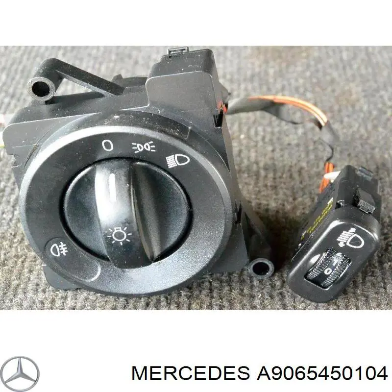 A9065450104 Mercedes переключатель света фар на "торпедо"
