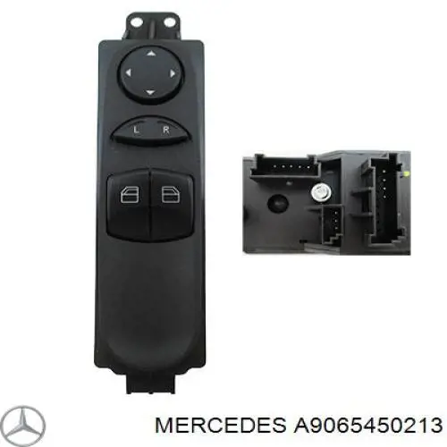 A9065450213 Mercedes кнопочный блок управления стеклоподъемником передний левый