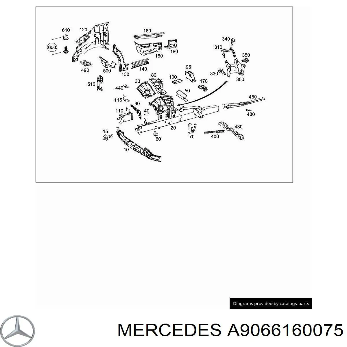  Mercedes A9066160075 цена, от 91.98 USD