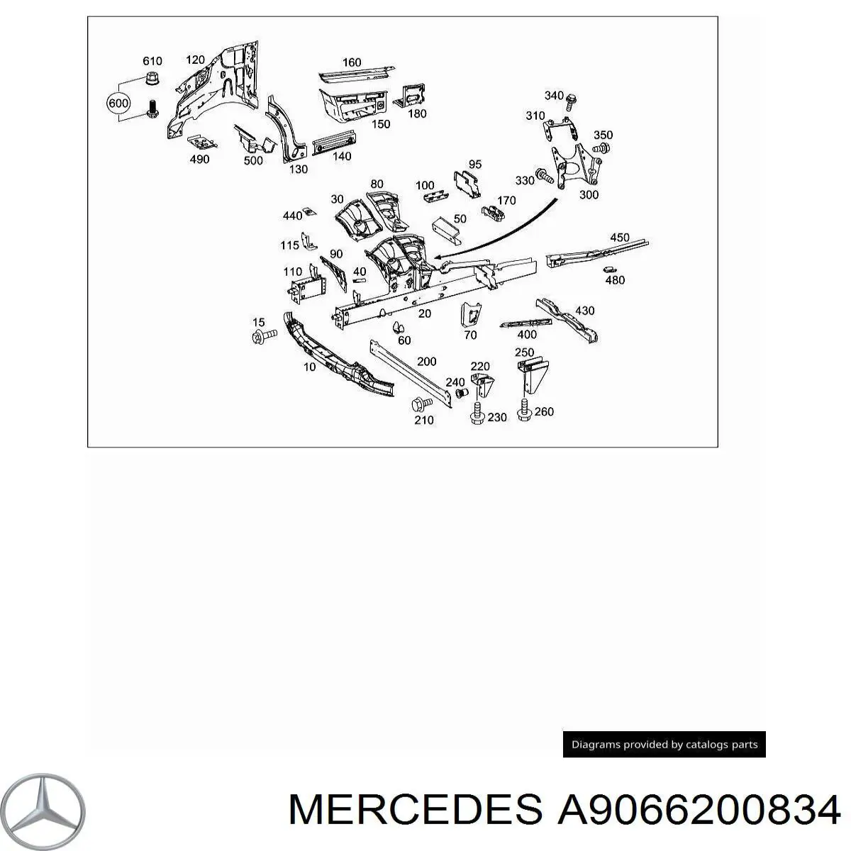 A9066200834 Mercedes 