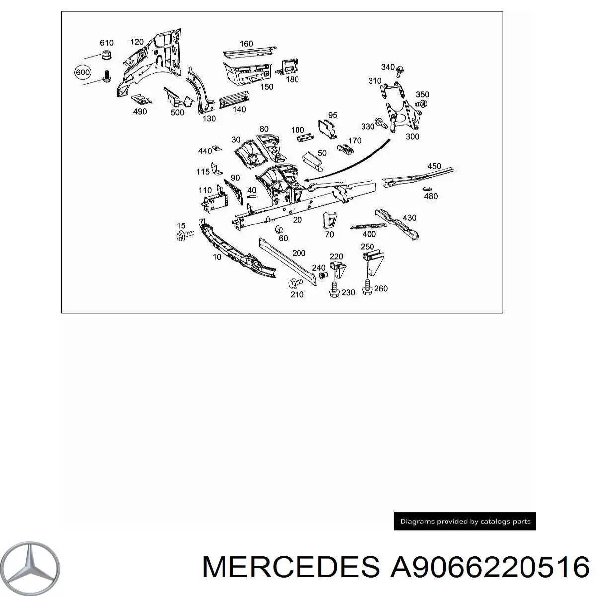  A9066220516 Mercedes