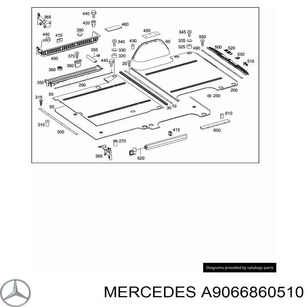 Купить A9066860510 Mercedes 