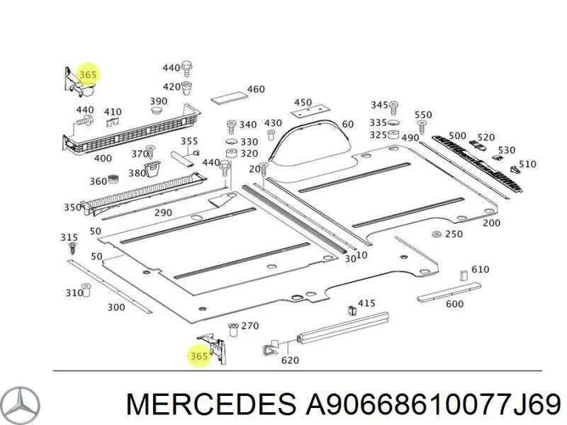 90668610077J69 Mercedes 