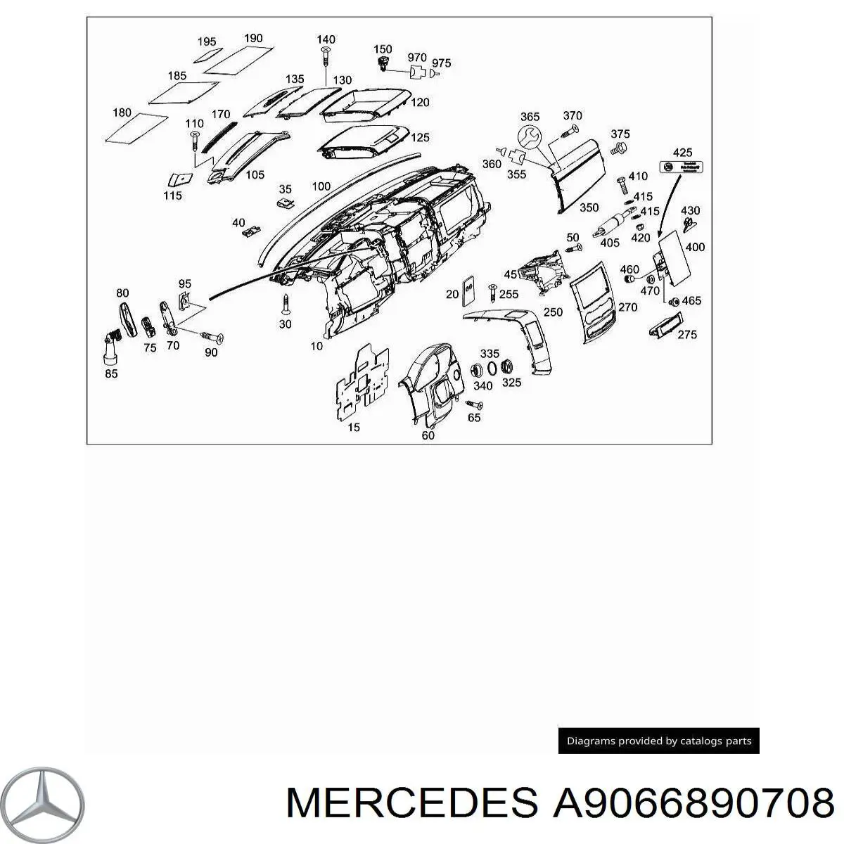 Купить A9066890708 Mercedes 