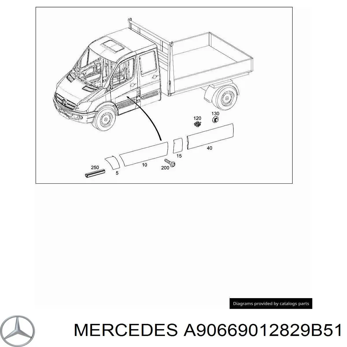 A90669012829B51 Mercedes 