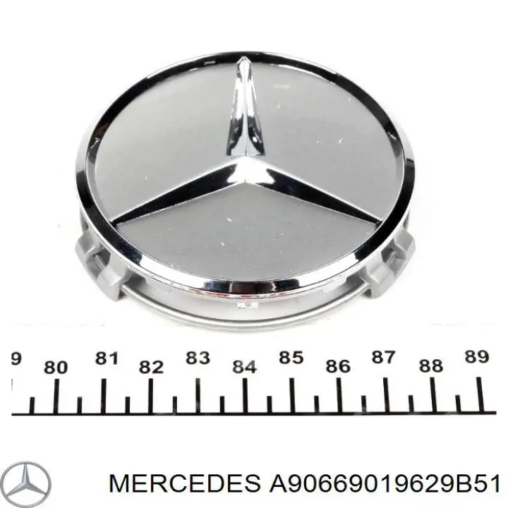 Накладка крыла заднего левого Mercedes 90669019629B51 цена, от 23.42 USD