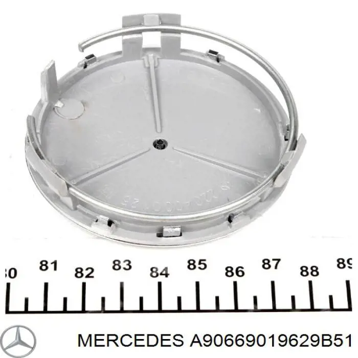 Накладка крыла заднего левого Mercedes A90669019629B51 цена, от 23.50 USD