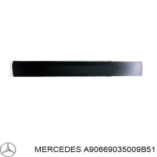 A90669020629B51 Mercedes Накладка крыла заднего правого