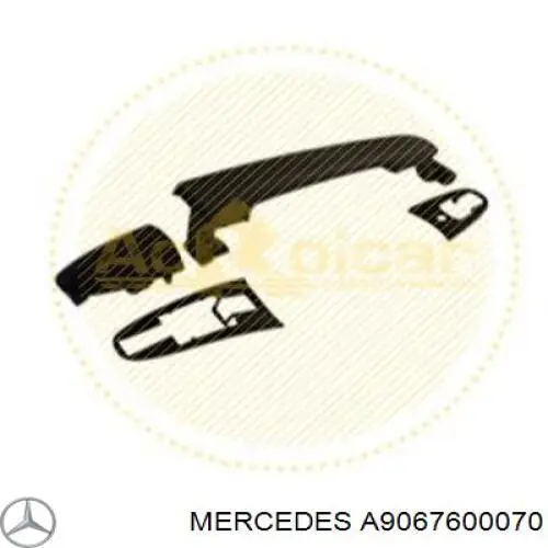 Купить A9067600070 Mercedes Ручка двери передней наружная