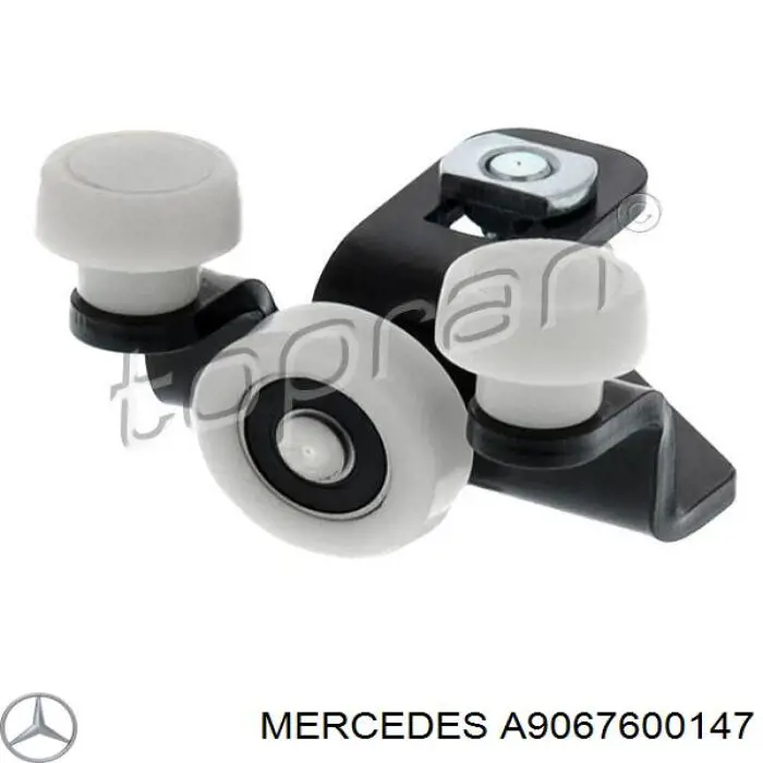 A9067600147 Mercedes rolo direito superior da porta lateral (deslizante)