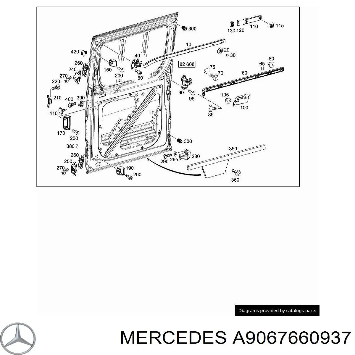  Mercedes A9067660937 цена, от 342.5 UAH