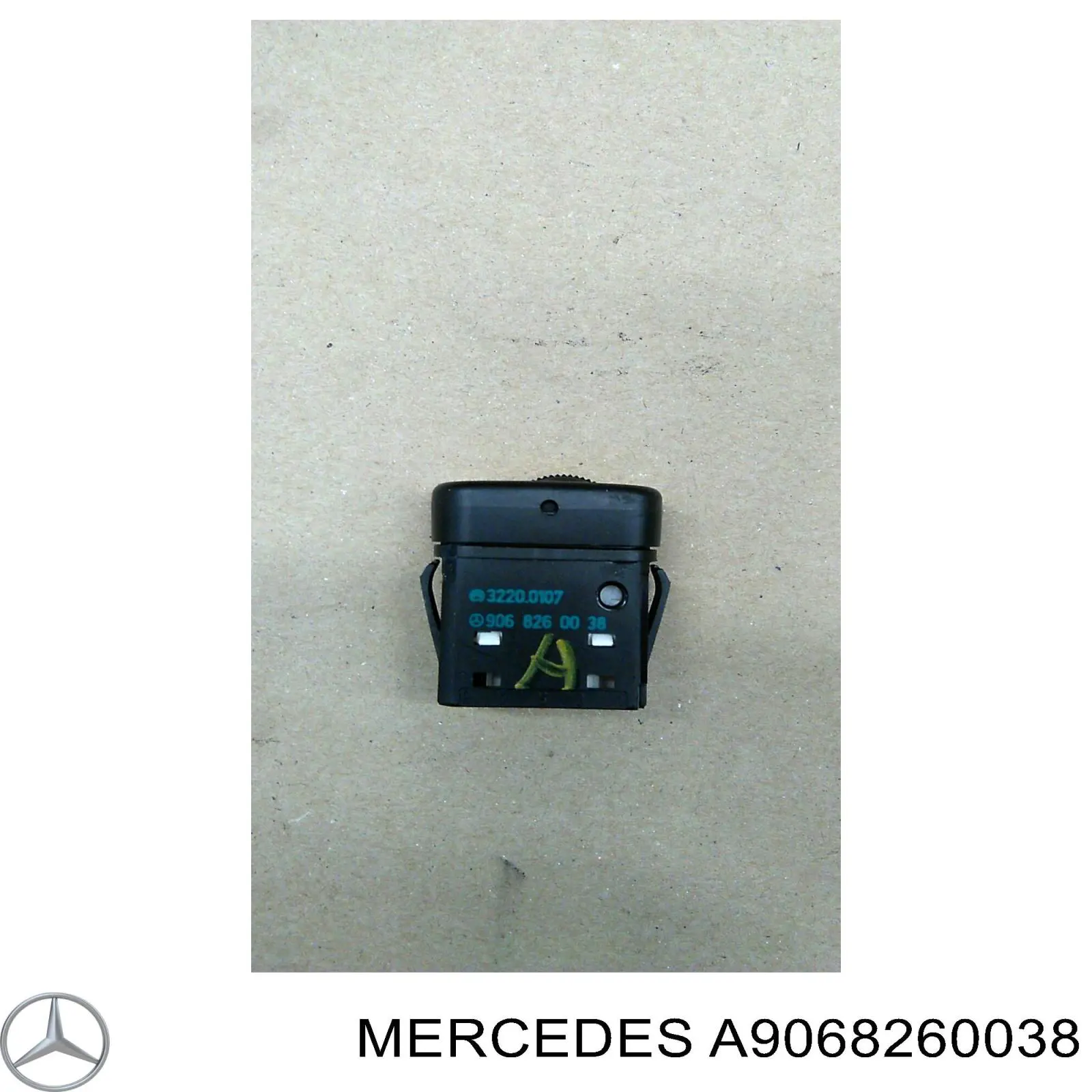 A9068260038 Mercedes Кнопка корректора фар