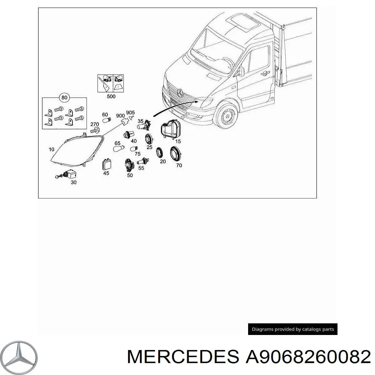 A9068260082 Mercedes 