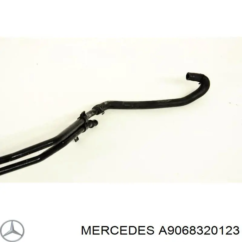 Купить A9068320123 Mercedes Шланг отопителя обратка