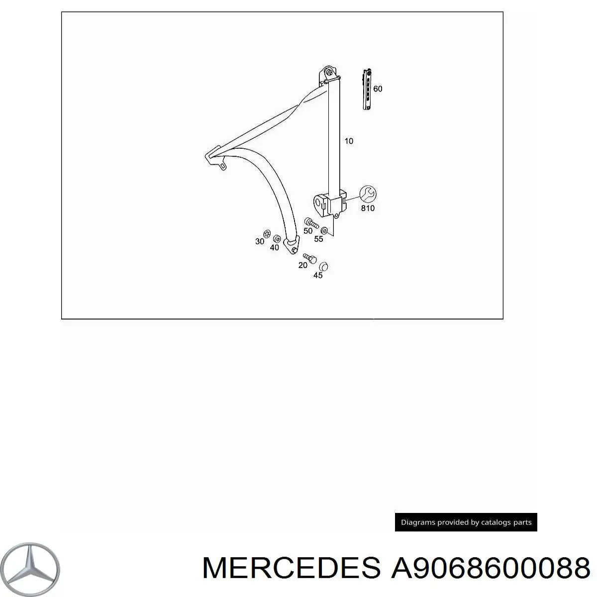  Mercedes 9068600088 цена, от 54.19 USD