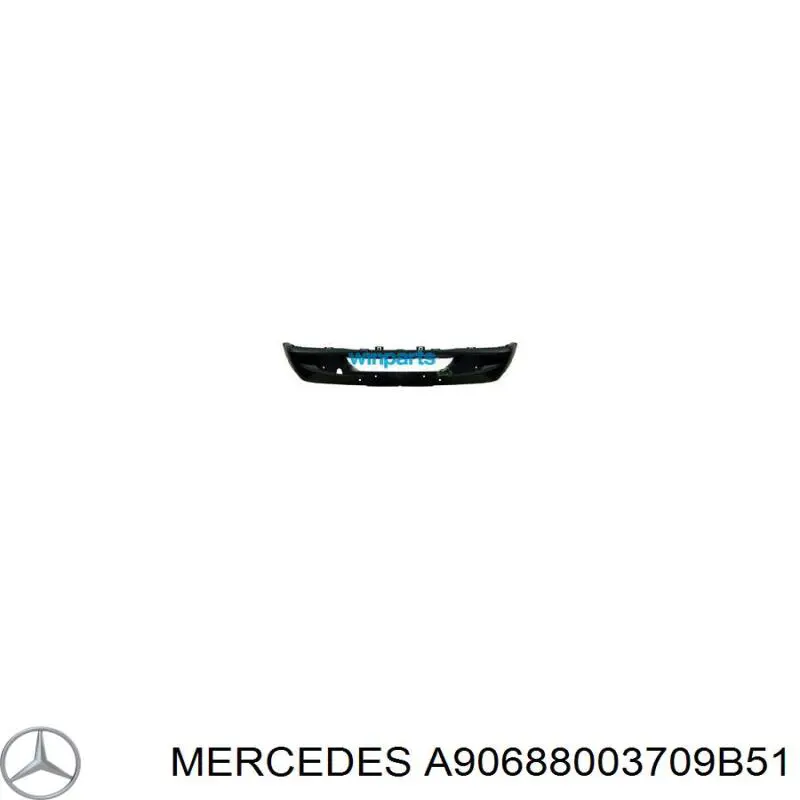 Купить A90688003709B51 Mercedes Буфер (бампер) передний