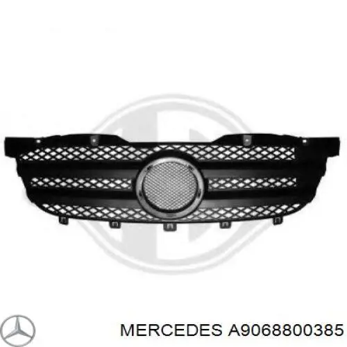 Решетка радиатора Mercedes A9068800385