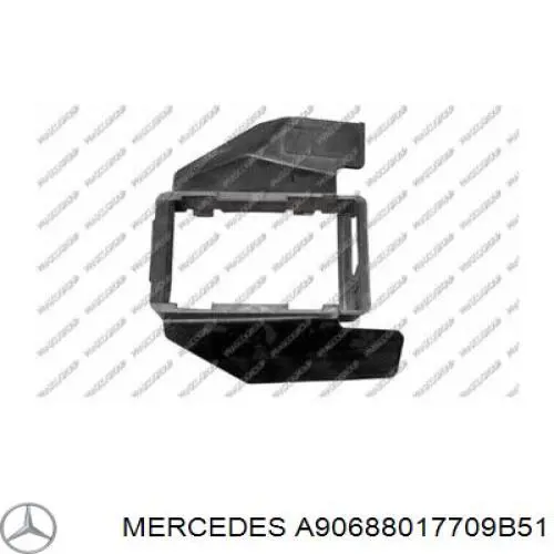 A90688017709B51 Mercedes Бампер передний в сборе