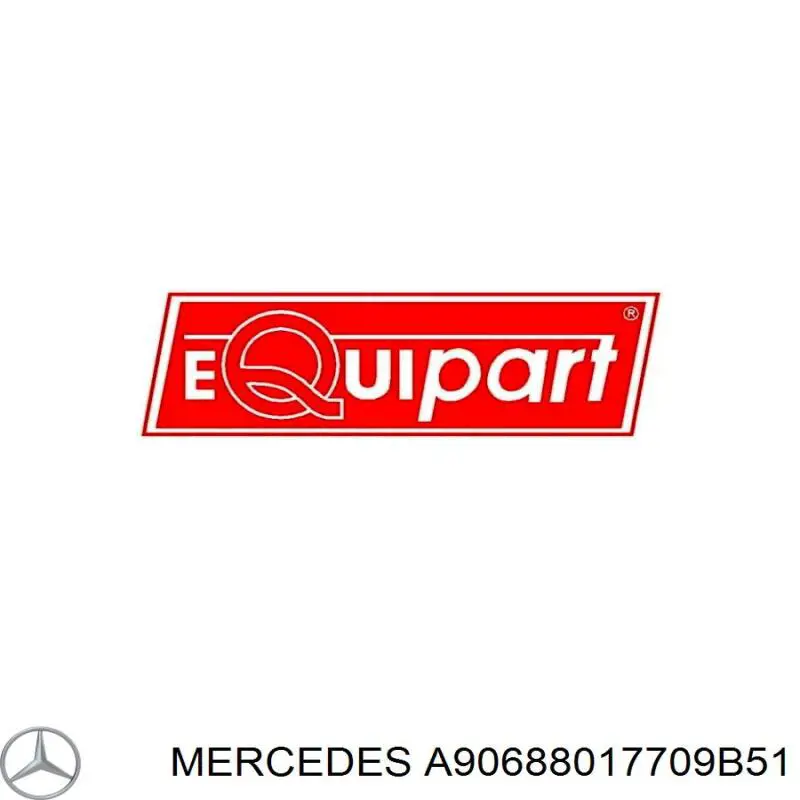 Купить A90688017709B51 Mercedes Буфер (бампер) передний