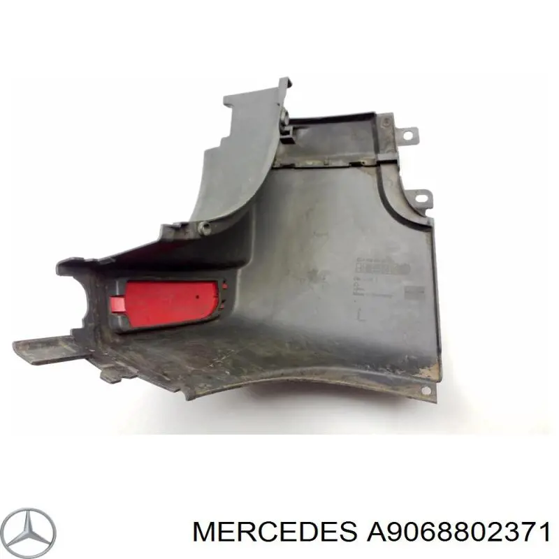 A9068802371 Mercedes бампер задний, правая часть