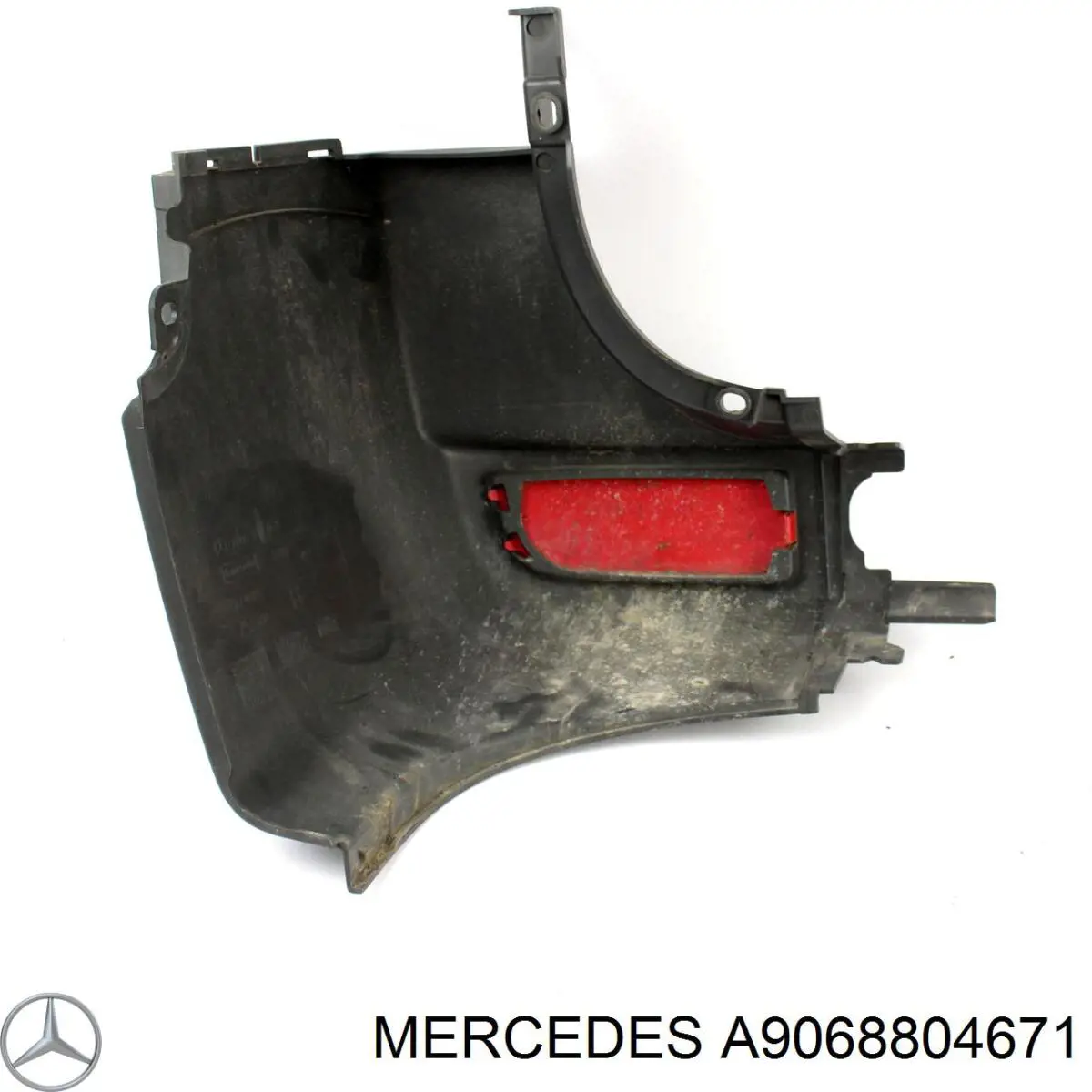 Купить A9068804671 Mercedes Бампер задний, правая часть