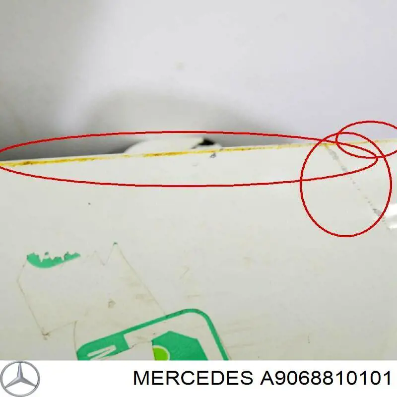 Переднее левое крыло на Mercedes Sprinter II 4,6-t 906