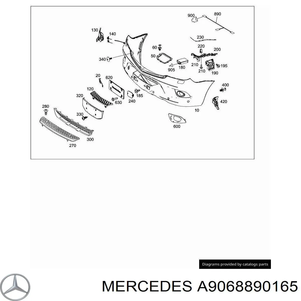 A9068890165 Mercedes 