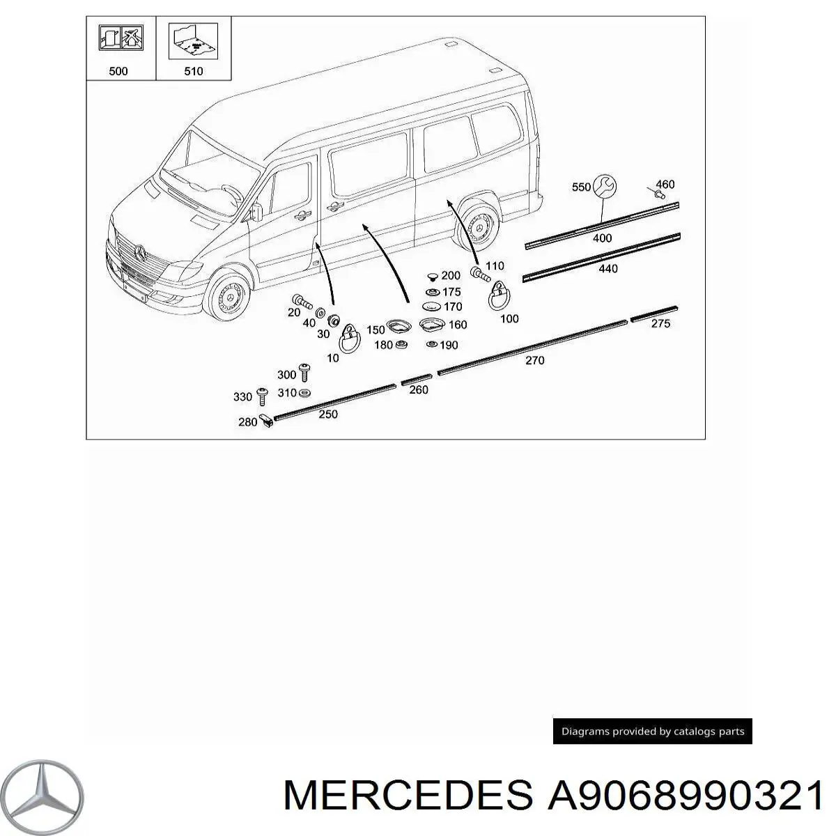  Mercedes A9068990321 цена, от 6.74 USD