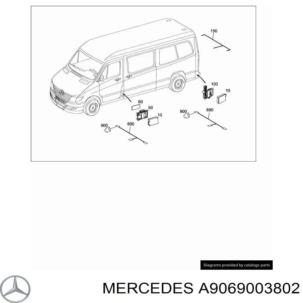  A9069003802 Mercedes