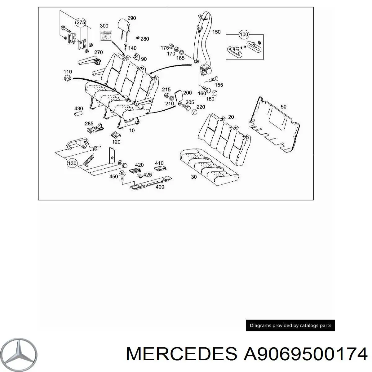  A9069500174 Mercedes