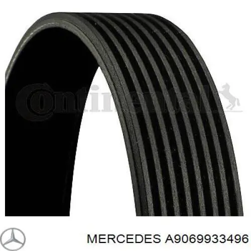 0019930196 Mercedes correia dos conjuntos de transmissão