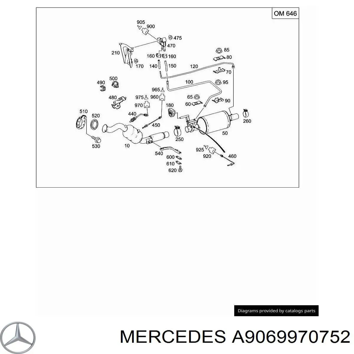 A9069970752 Mercedes 