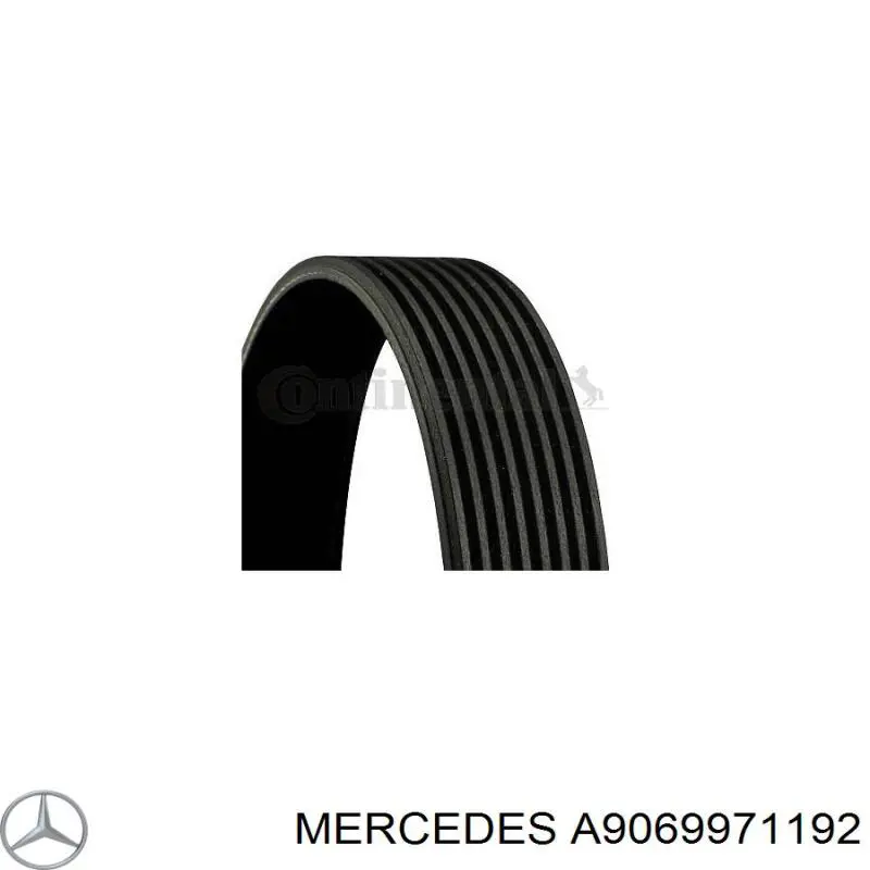 Клиновый ремень Mercedes A9069971192 цена, от 19.64 USD