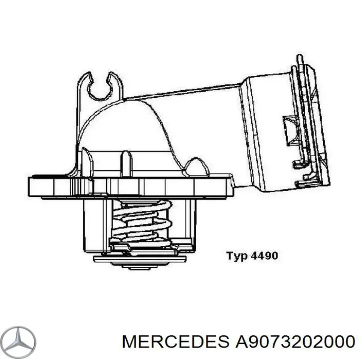 Купить A9073202000 Mercedes Амортизатор задней подвески
