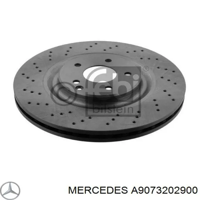 A9073202900 Mercedes амортизатор задний