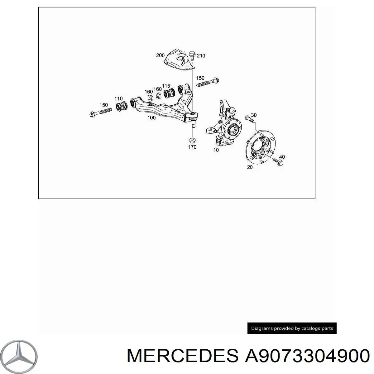 A9073304900 Mercedes 