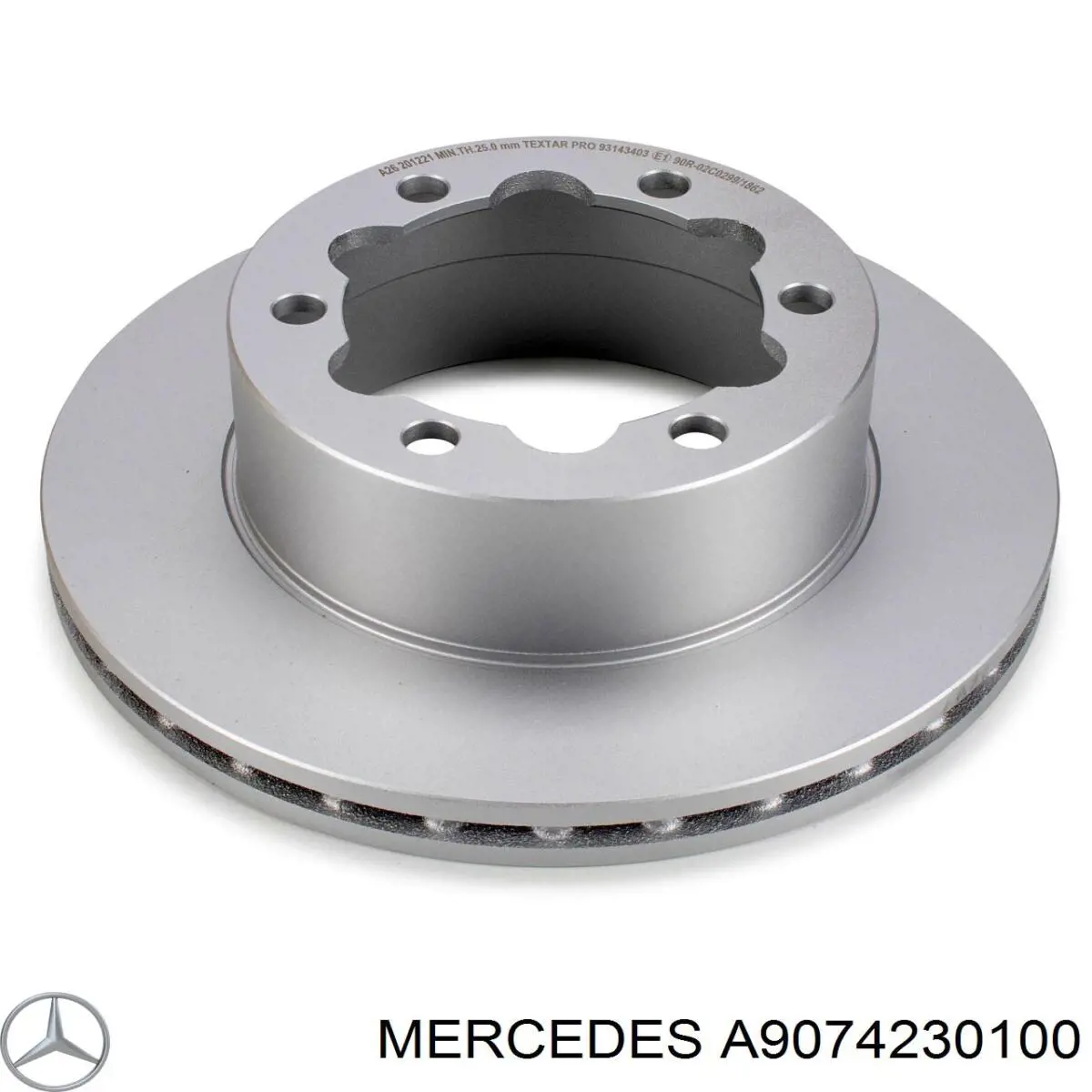 Тормозные диски A9074230100 Mercedes