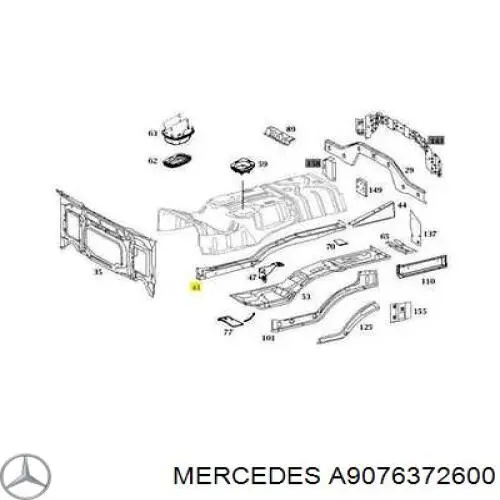  A9076372600 Mercedes