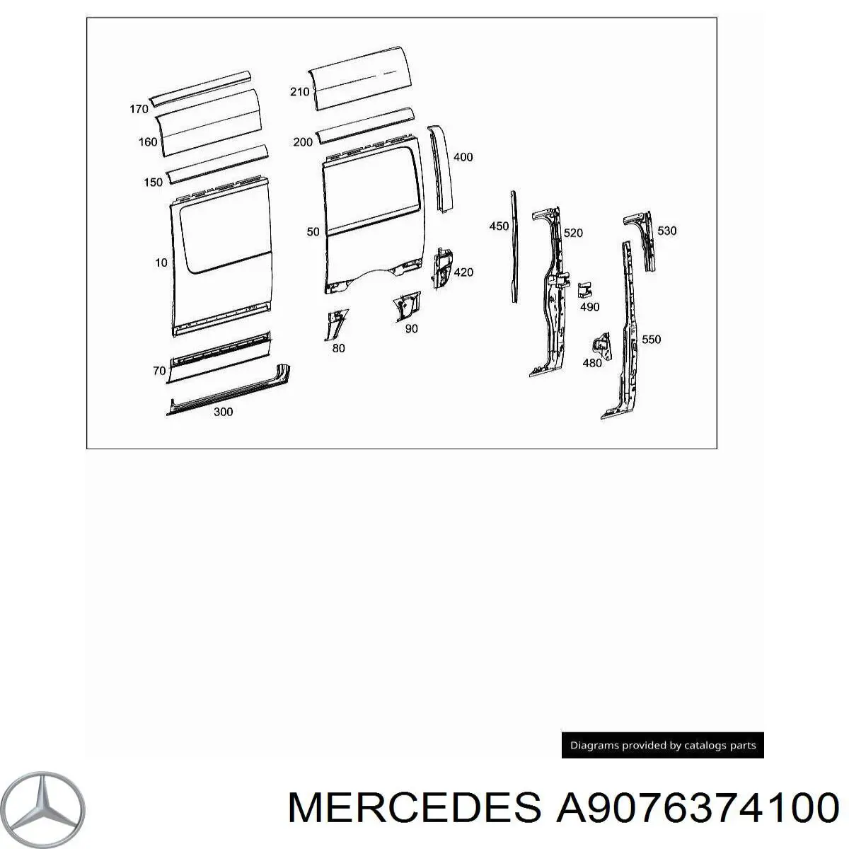 A9076374100 Mercedes 