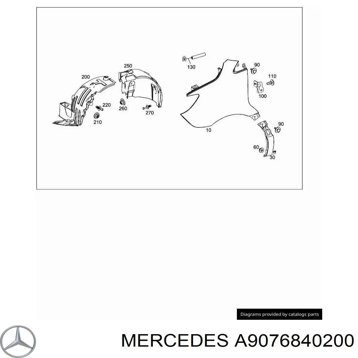 A9076840200 Mercedes 