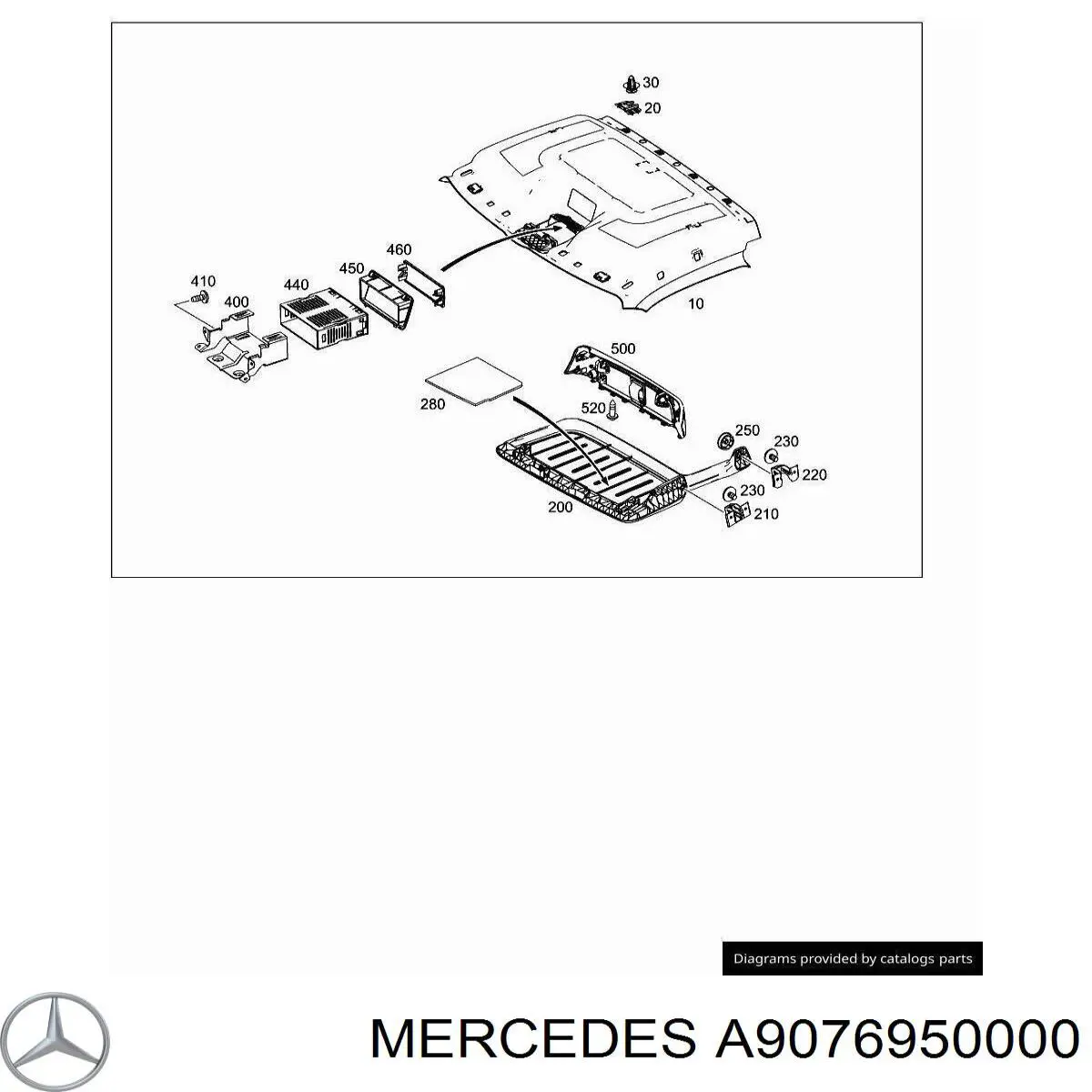 A9076950000 Mercedes 