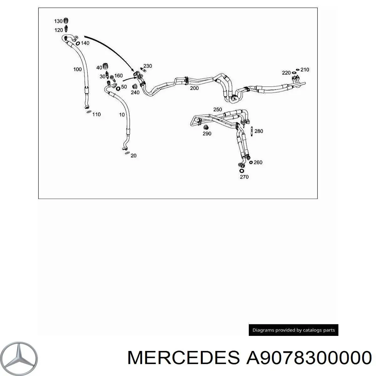  Mercedes A9078300000 цена, от 31.33 USD