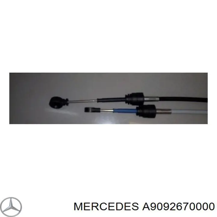 A909267000028 Mercedes трос переключения передач сдвоенный