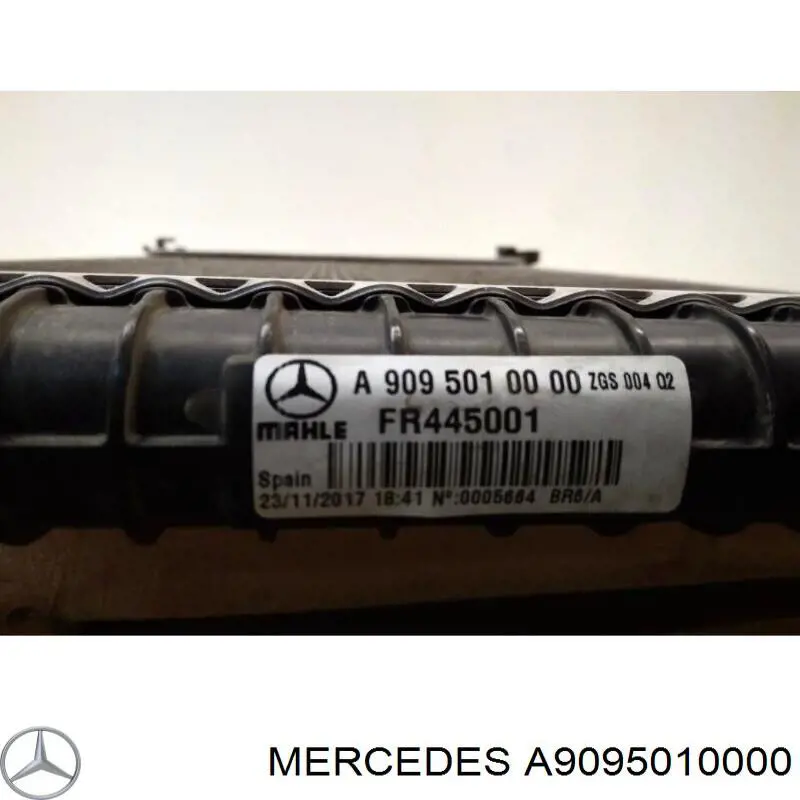 Купить A9095010000 Mercedes Интеркулер
