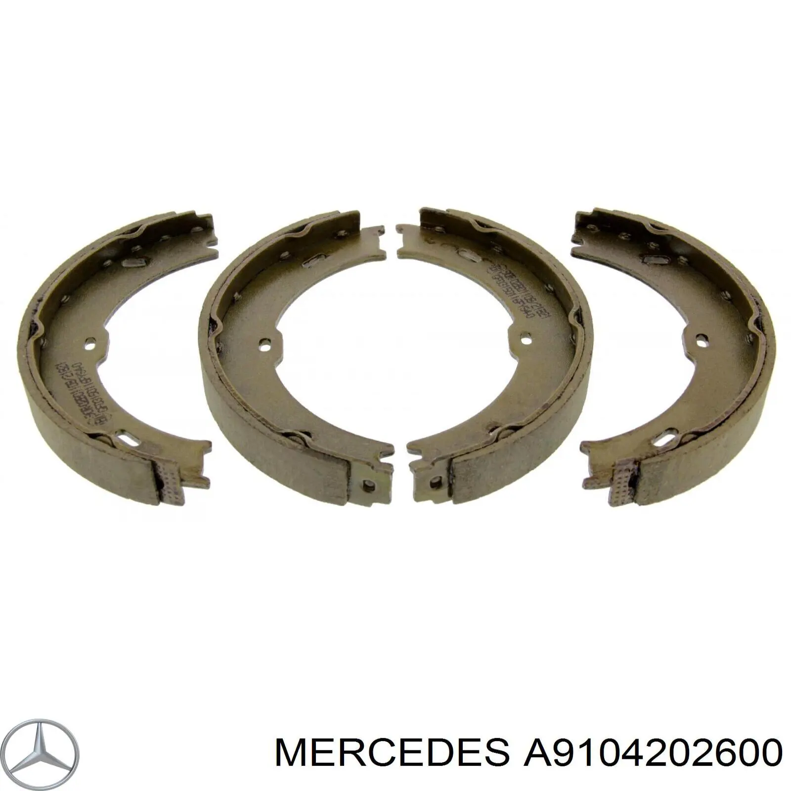 Тормозные колодки стояночного тормоза Mercedes A9104202600 цена, от 59.34 USD