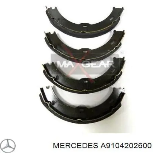 A9104202600 Mercedes Тормозные колодки ручника